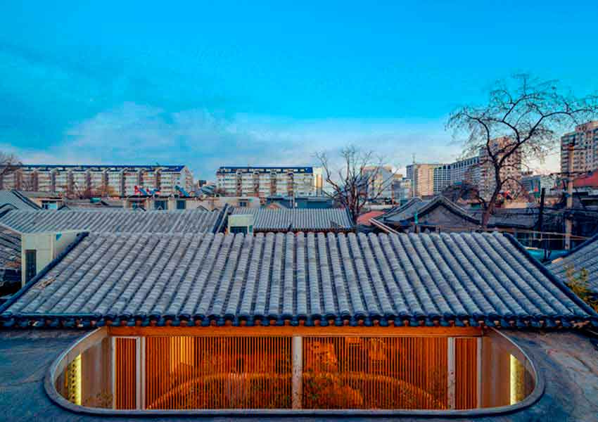 Arch Studio, Tea House in Hutong, China, Beijing, Hutong