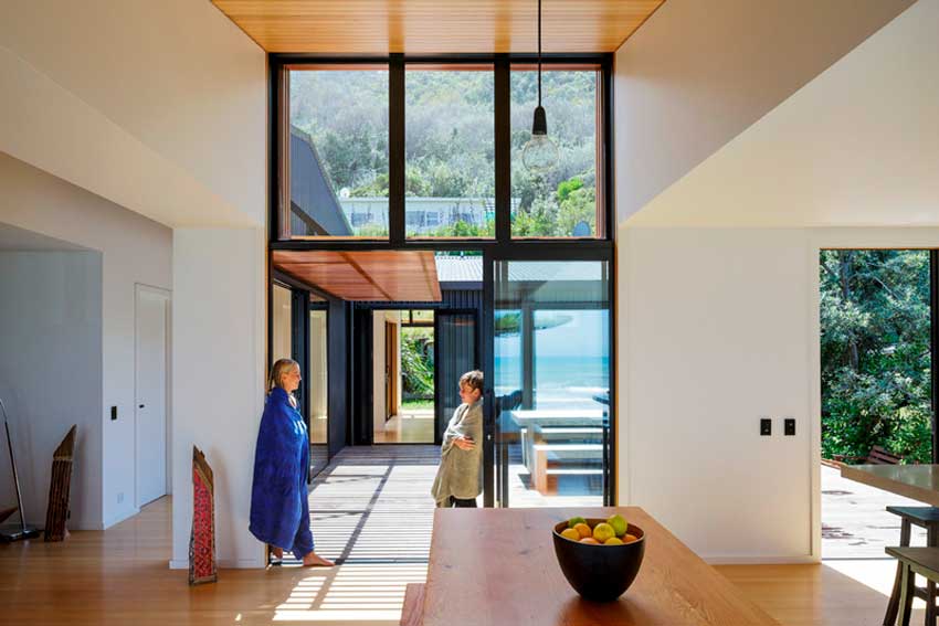 offSET Shed House, New Zealand, Gisborne, Irving Smith Architects, house, beach, sea