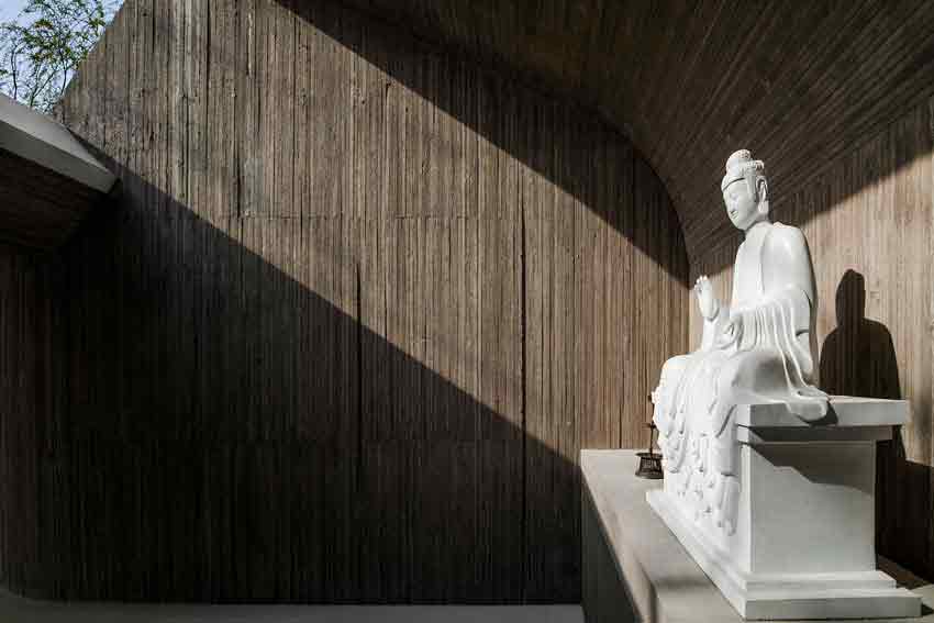 ARCHSTUDIO, Tangshan, Hebei, China, ARCHITECTURE, Design, Interiores, Interiors, Waterside Buddhist Shrine,Buddhist