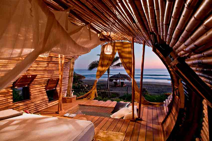 Treehouse Suite at Playa Viva Sustainable Boutique Hotel, Mexico, Deture Culsign, Architecture, bamboo, Chicago, USA